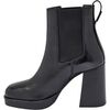 Boots Les Tropeziennes par M.Belarbi Bottine Cuir &agrave; Talon Les Tropeziennes Vanilla Noir