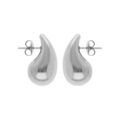 Boucles d'oreille sur Artemare : Boucles d'oreille tige acier taille moyenne forme goutte incurvee 26 mm x 15 mm