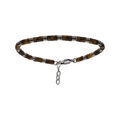 Bracelets sur Artemare : Bracelet en acier oeil de tigre v&eacute;ritable 19+3cm
