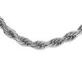 Collier en acier maille corde 4mm 45+5cm Artemare