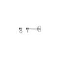 Boucles d'oreille sur Artemare : Boucles d'oreille tige boule de 3mm en argent rhodi&eacute; pour charm's &agrave; personaliser