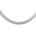 Colliers sur Artemare : Collier acier maille miroir 4mm r&eacute;glable 40 &agrave; 43cm