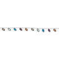 Bracelet en acier navette tutti frutti 16+3cm