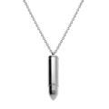 Colliers sur Artemare : Collier en acier avec pendentif balle de fusil (10 x 42mm), 55+5cm