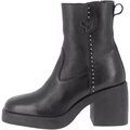 Boots Kaporal Bottine &agrave; Talon Cuir Azra Noir Grenoble