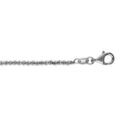 Bracelet en argent rhodi&eacute; boules diamant&eacute;es 16+3cm
