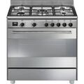 Cuisinières sur Saint-Egr&egrave;ve : smeg-gamme-elite Cuisini&egrave;re dessus gaz SMEG GAMME ELITE BG91CTX2