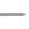 Bracelet en acier maille 10mm, 21cm