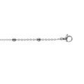 Chaine sur Artemare : Cha&icirc;ne en acier for&ccedil;at 1.3mm de large avec boules de 3mm, longueur 40+3cm