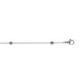 Chaine sur Artemare : Cha&icirc;ne en acier for&ccedil;at 1.5mm de large avec boules de 4mm, longueur 45+3cm