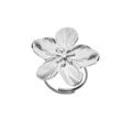 Bagues sur Artemare : Bague ajustable en acier fleur 30mm taille