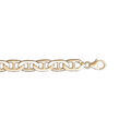 Collier en vermeil maille grosse marine 7mm - 55cm Artemare