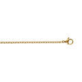 Chaine sur Artemare : Cha&icirc;ne en acier dor&eacute; maille for&ccedil;at 1.9mm - 40cm