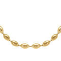 Collier en acier dor&eacute; - 45+5cm