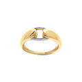 Bagues sur Artemare : Bague en acier bicolore