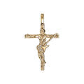 Pendentif en vermeil croix rock - longueur 26mm