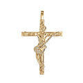 Pendentifs sur Artemare : Pendentif en vermeil croix rock - longueur 33mm