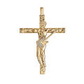 Pendentifs sur Artemare : Pendentif en vermeil croix rock - longueur 60mm