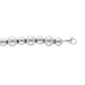 Bracelets sur Artemare : Bracelet en acier boules de 8mm et 10mm - 18+3cm