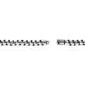 Chaine sur Artemare : Bracelet en acier maille brillante - 21cm
