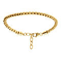 Bracelets sur Artemare : Bracelet en acier dor&eacute; - 19+3cm