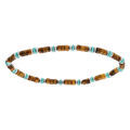 Bracelets sur Artemare : Bracelet en acier extensible boules oeil de tigre