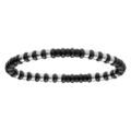 Bracelets sur Artemare : Bracelet en acier extensible et PVD noir