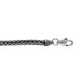 Bracelet en acier patin&eacute; maille &eacute;pi - 20.5cm