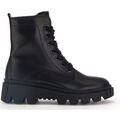 Bottines Gabor Bottine à lacets en cuir lisse à talon décroché Noir Bottines Gabor Bottine à lacets en cuir lisse à talon décroché Noir Grenoble