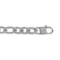Chaine sur Artemare : Bracelet en acier satin&eacute; 1+3 9mm - 22cm
