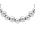 Collier en acier boules 8mm et 10mm - 42+5cm