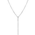 Collier en acier forme cravate - 38+5cm
