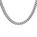 Cha&icirc;ne en acier satin&eacute; maille gourmette 5mm - 50cm Artemare