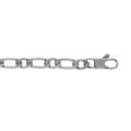 Chaine sur Artemare : Bracelet en acier satin&eacute; 1+1 5mm - 21cm