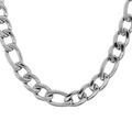 Chaine sur Artemare : Collier en acier satin&eacute; 1+3 9mm - 55cm