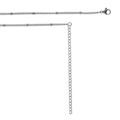 Chaine sur Artemare : Collier en acier sautoir ou cha&icirc;ne de ventre avec boules - 65.5+20.5cm