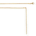 Chaine sur Artemare : Collier en acier dor&eacute; sautoir ou cha&icirc;ne de ventre maille corde - 65.5+20.5cm