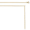 Chaine sur Artemare : Collier en acier dor&eacute; sautoir ou cha&icirc;ne de ventre maille gourmette - 65.5+20.5cm