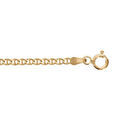 Bracelet en vermeil maille marine lapid&eacute;e - 18cm Artemare