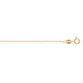 Cha&icirc;ne en vermeil maille for&ccedil;at 1.5mm - 50cm