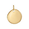 Pendentif en vermeil galet &agrave; graver Artemare