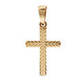 Pendentifs sur Artemare : Pendentif en vermeil croix tress&eacute;e