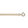 Chaine sur Artemare : Cha&icirc;ne en vermeil maille marine 3mm - 45cm