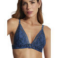 Triangles / Sans armatures Selmark Soutien-gorge triangle sans armatures Gabrielle Bleu