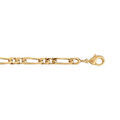 Chaine sur Artemare : Bracelet en vermeil 1+2 4mm -18cm