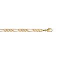 Chaine sur Artemare : Cha&icirc;ne en vermeil 1+3 4mm - 55cm