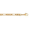 Chaine sur Artemare : Bracelet en vermeil 1+3 4mm -18cm