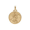 M&eacute;daille en vermeil saint-michel 18mm