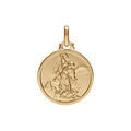 Pendentifs sur Artemare : M&eacute;daille en vermeil saint-michel 18mm
