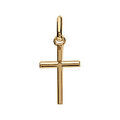 Pendentifs sur Artemare : Pendentif en vermeil moyenne croix fine 18mm